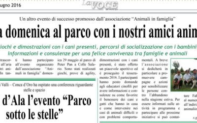 Una domenica al parco con i nostri amici animali