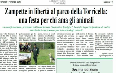 Zampette in libertà al parco della Torricella: una festa per chi ama gli animali