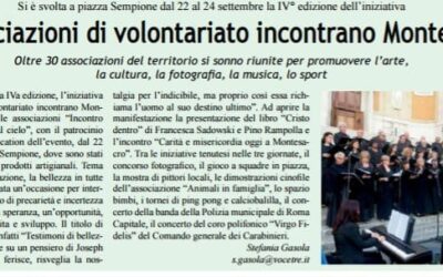 Le associazioni di volontariato incontrano Montesacro
