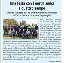 Una festa con i nostri amici a quattro zampe